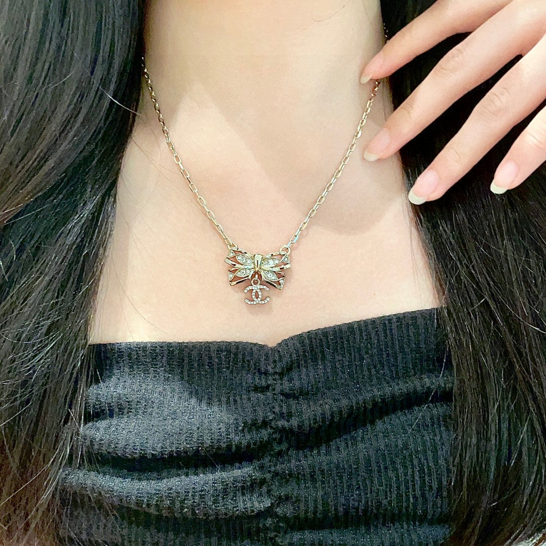 Martin Graham pendant necklace in polished metal-tone – main product view