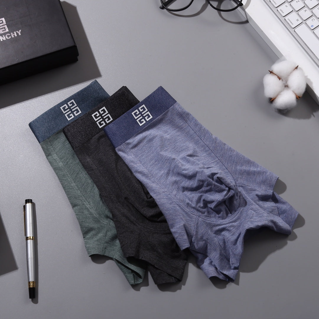 Givenchy Small Emblem Men's Boxer Briefs - 3-Piece Box