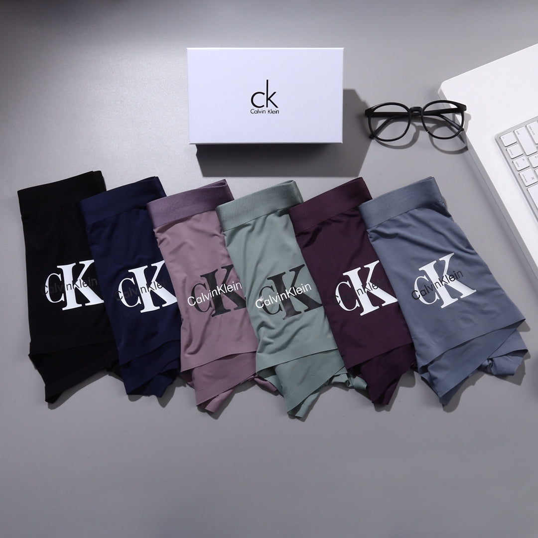 Calvin Klein Large Monogram Graphics Men's Boxer Briefs - 3-Piece Box