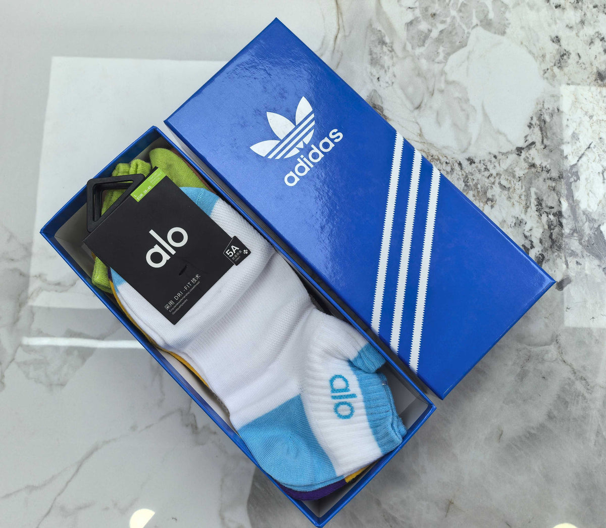 Alo Cotton No-Show Socks - 5-Pair Set