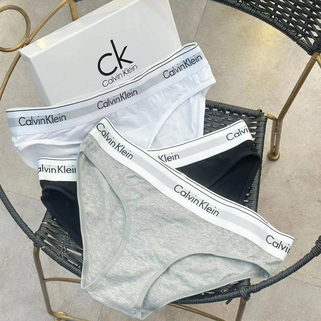 Calvin Klein Classic Logo Women's Briefs - Box of 3