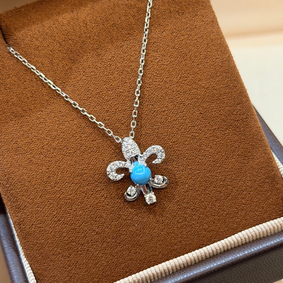 Martin Graham pendant necklace in polished metal-tone – main product view