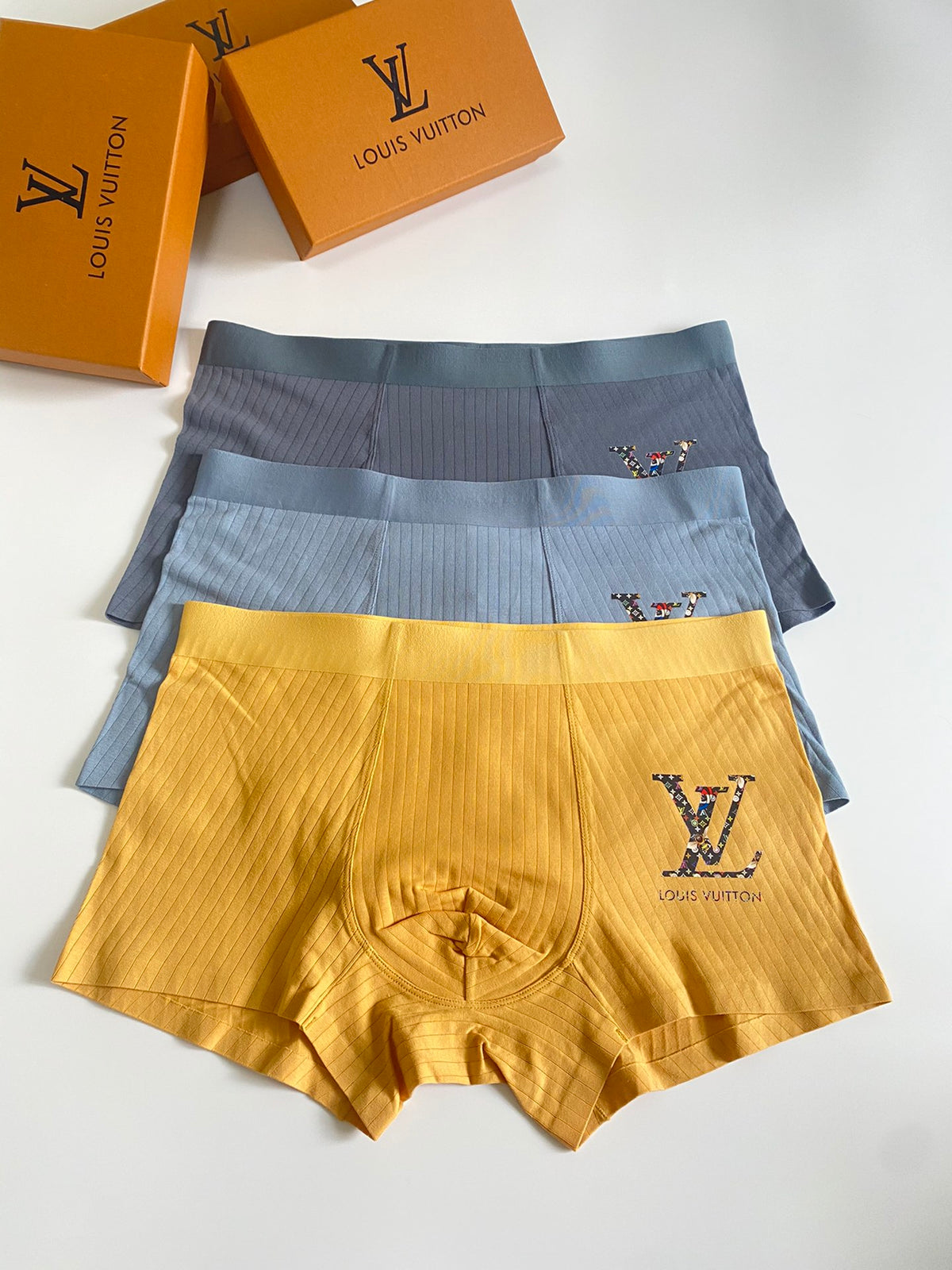 Louis Vuitton Initial Men's Boxer Briefs - 3-Piece Box