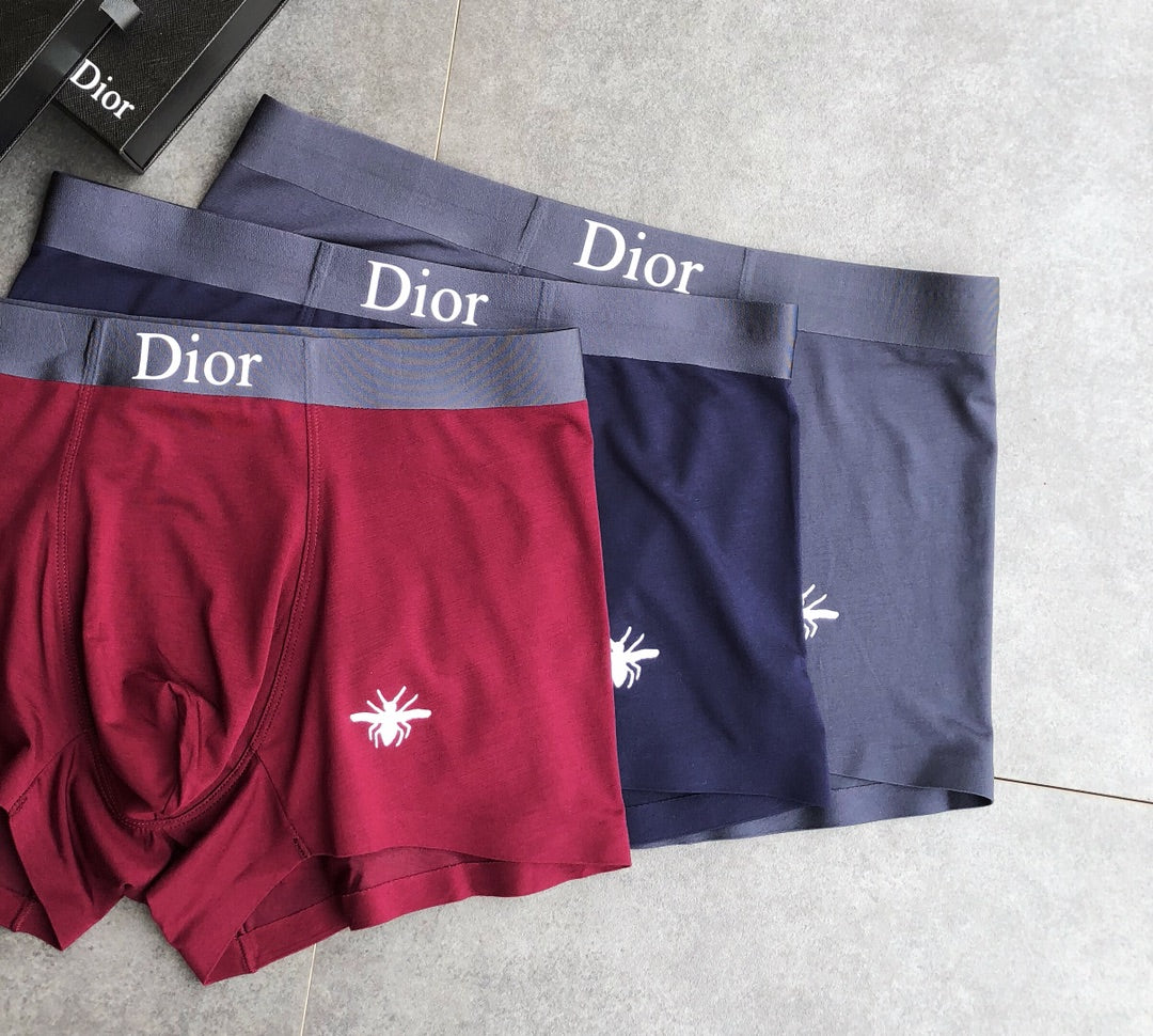 Dior Small Bee Men's Boxer Briefs - 3-Piece Box