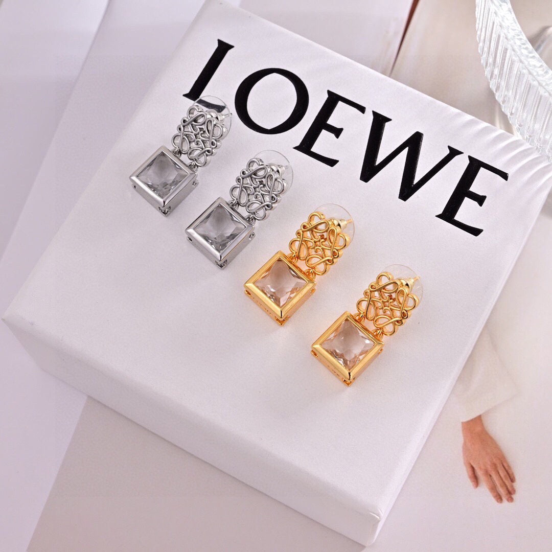 Martin Graham stud earrings in polished metal-tone – main product view