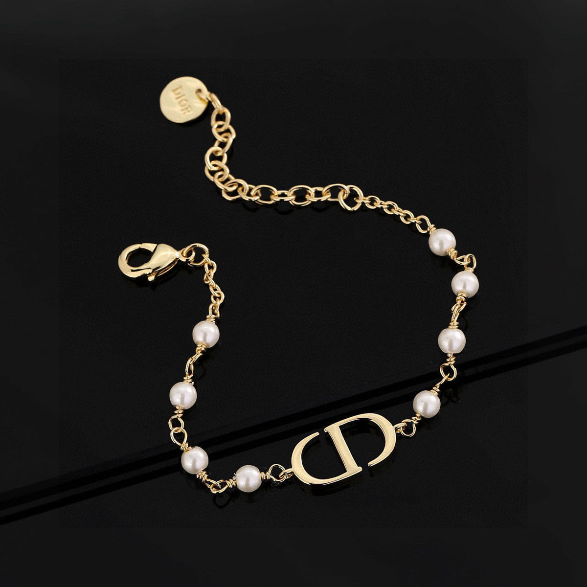 Martin Graham bracelet in polished metal-tone – main product view
