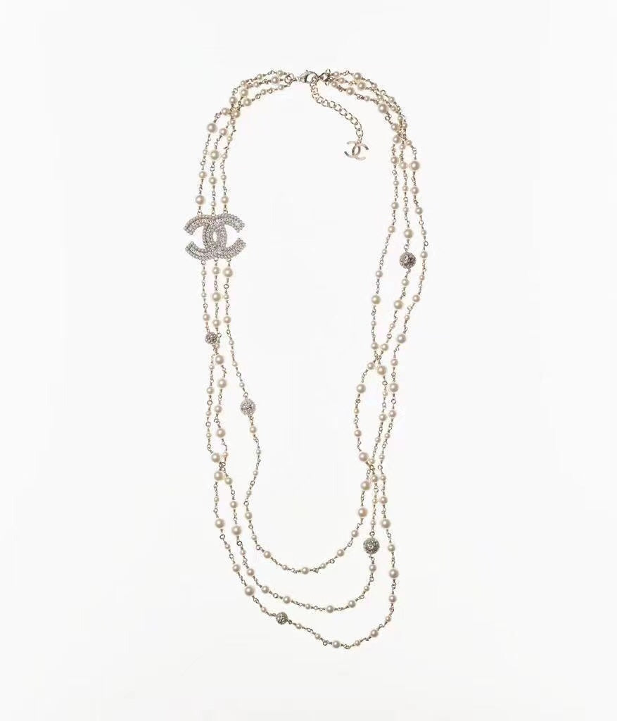 Martin Graham pendant necklace in polished metal-tone – main product view