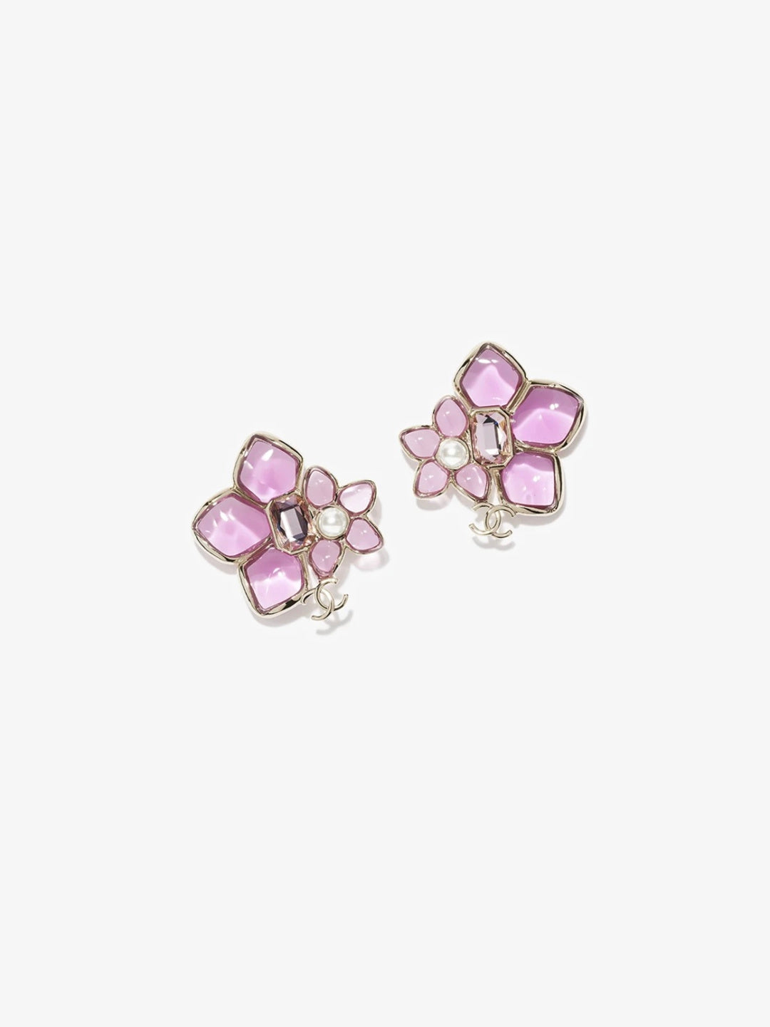 Martin Graham stud earrings in polished metal-tone – main product view