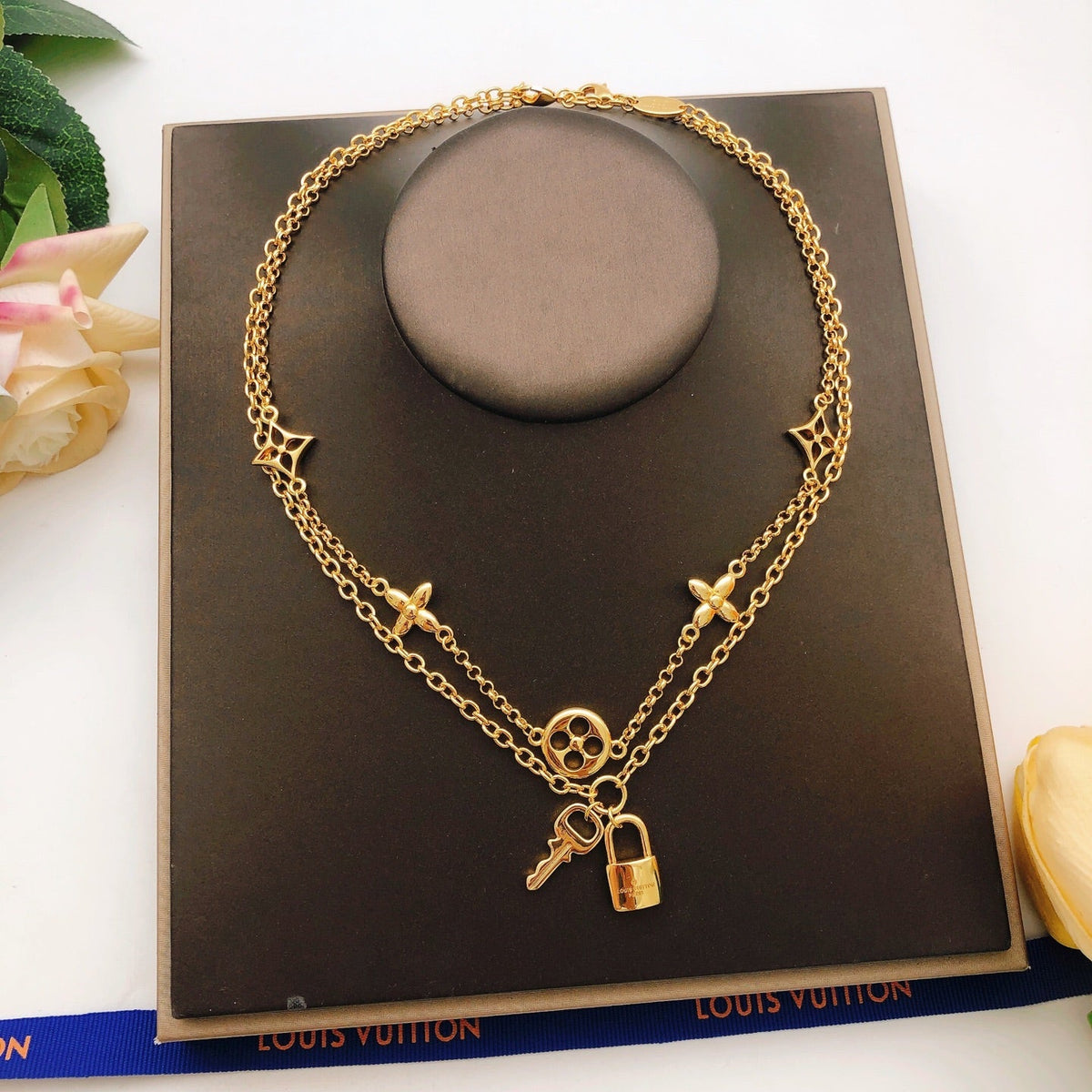 Martin Graham pendant necklace in polished metal-tone – main product view