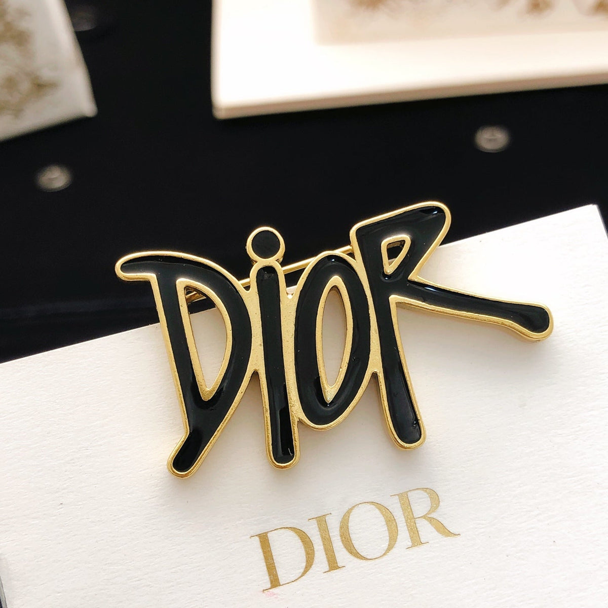 Martin Graham brooch in polished metal-tone – main product view