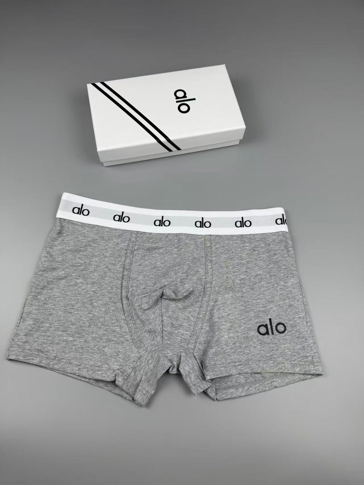 Alo Cotton Men's Boxer Briefs - 3-Piece Box