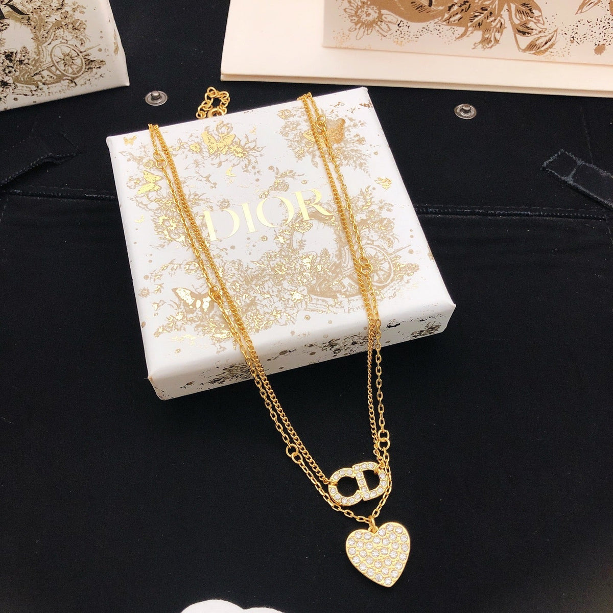 Martin Graham pendant necklace in polished metal-tone – main product view