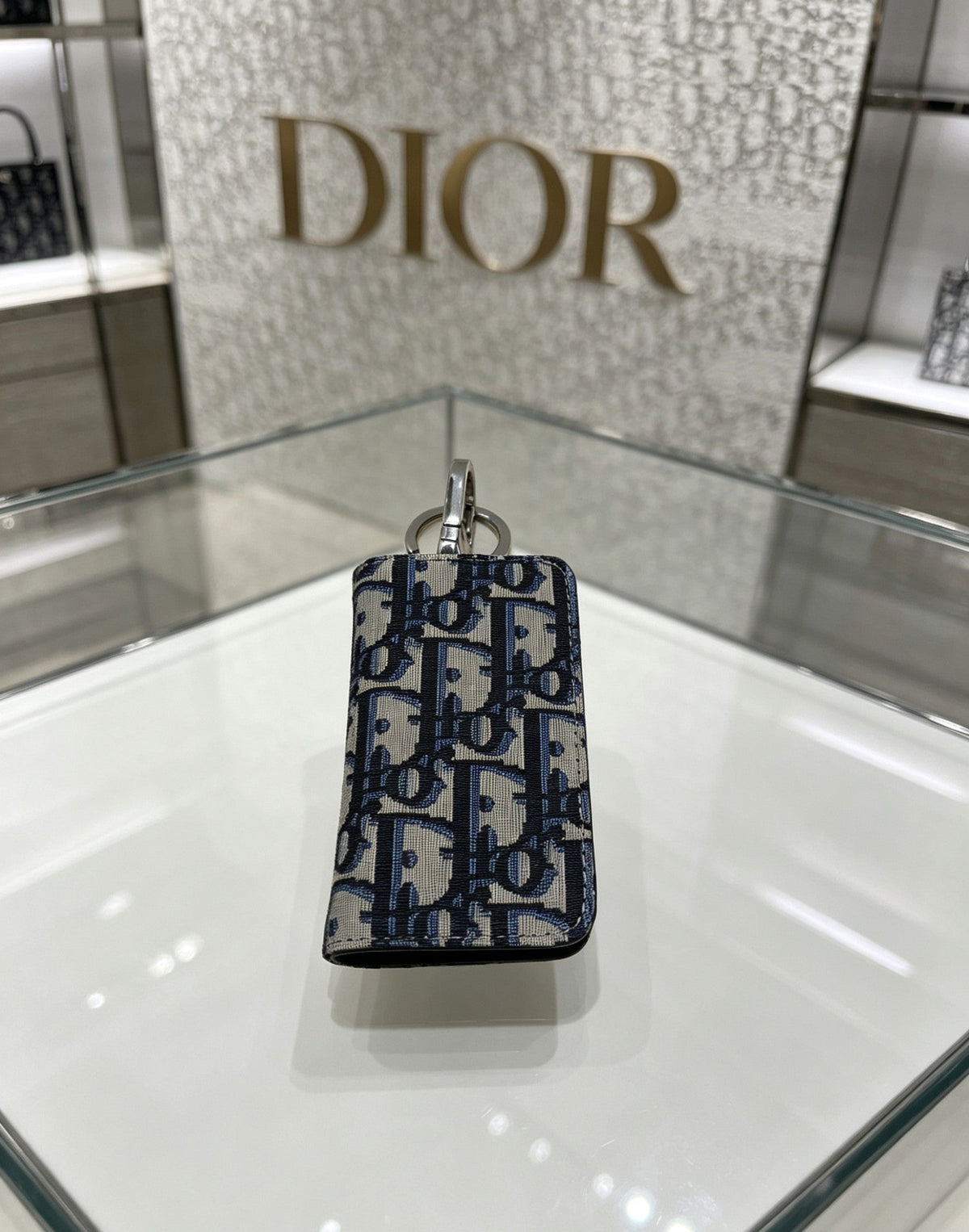 Martin Graham bag charm in polished metal-tone – main product view