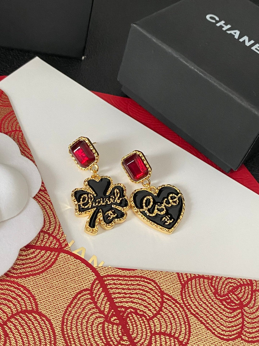 Martin Graham stud earrings in polished metal-tone – main product view