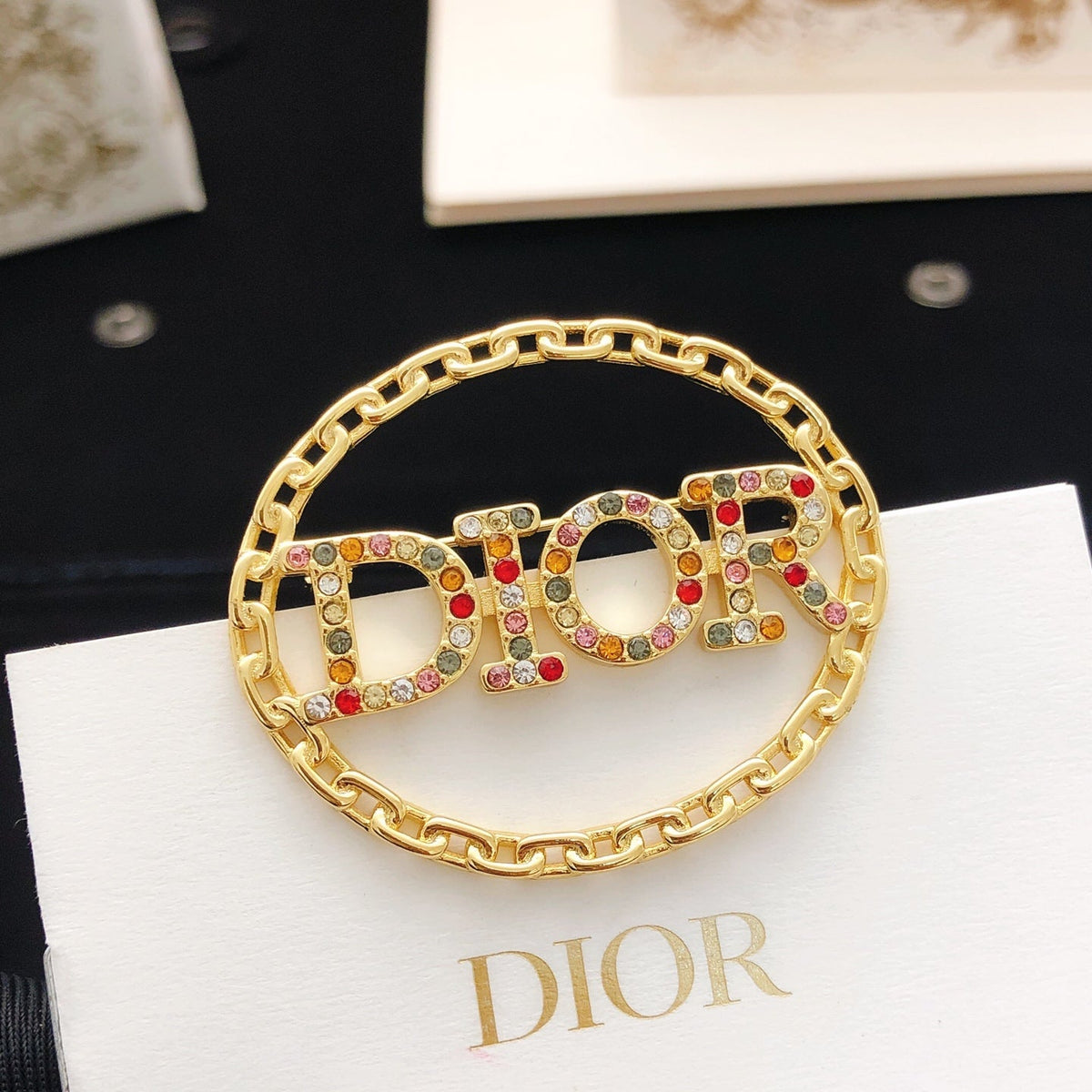 Martin Graham brooch in polished metal-tone – main product view