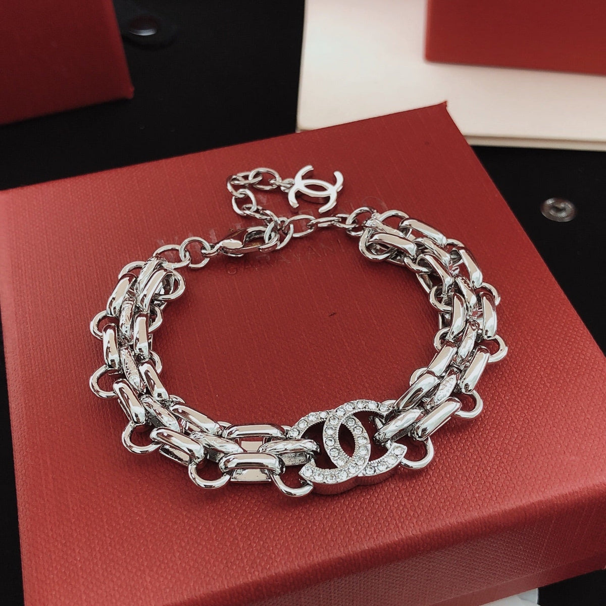 Martin Graham bracelet in polished metal-tone – main product view