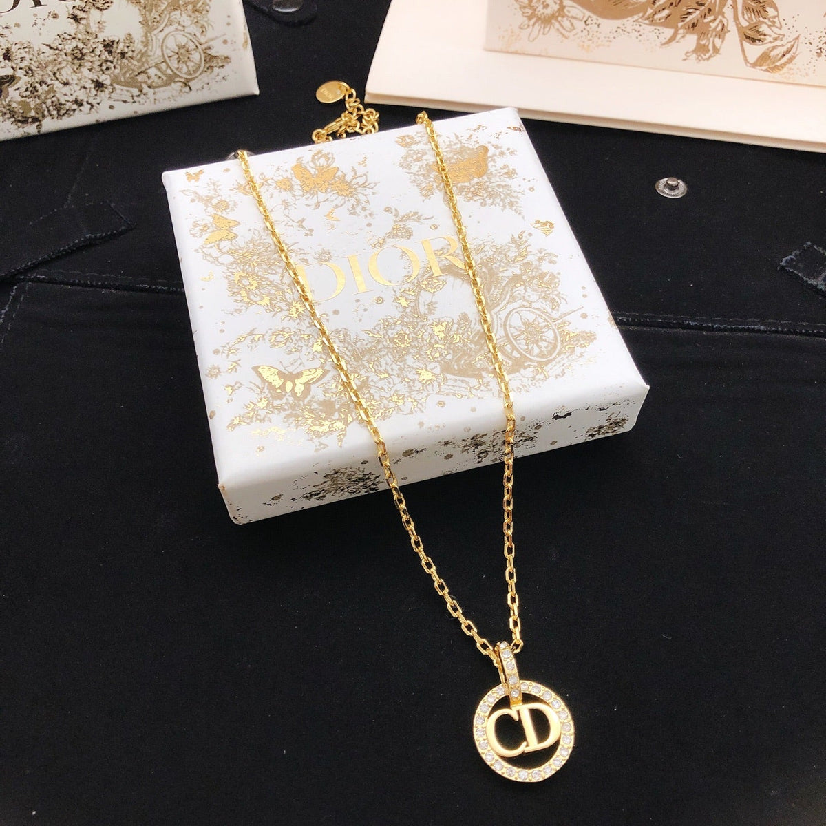 Martin Graham pendant necklace in polished metal-tone – main product view