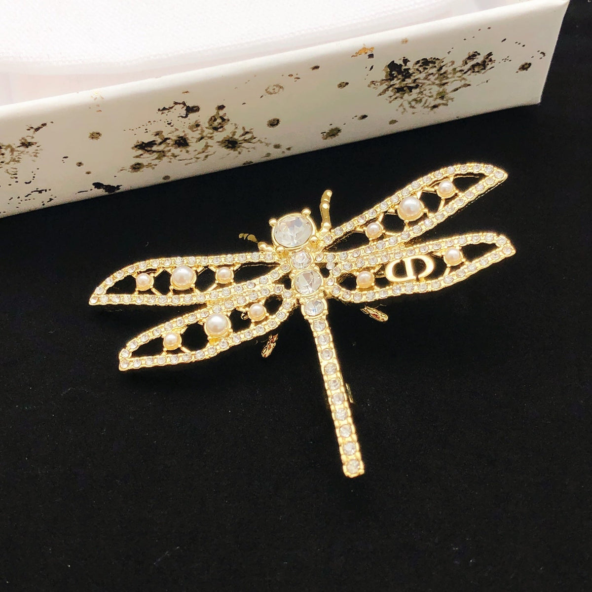 Martin Graham brooch in polished metal-tone – main product view