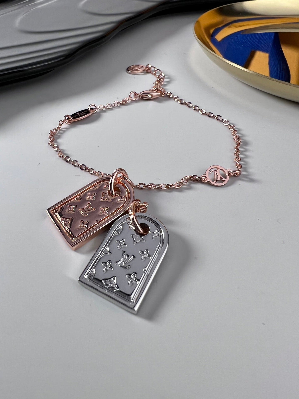 Martin Graham bracelet in polished metal-tone – main product view