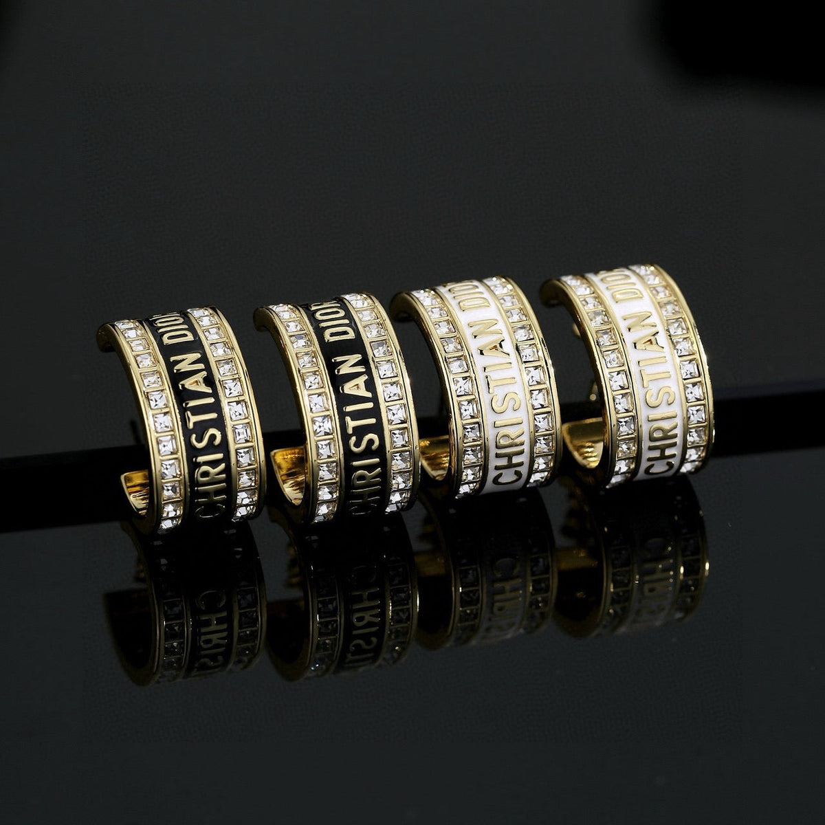 Martin Graham earrings in polished metal-tone – main product view