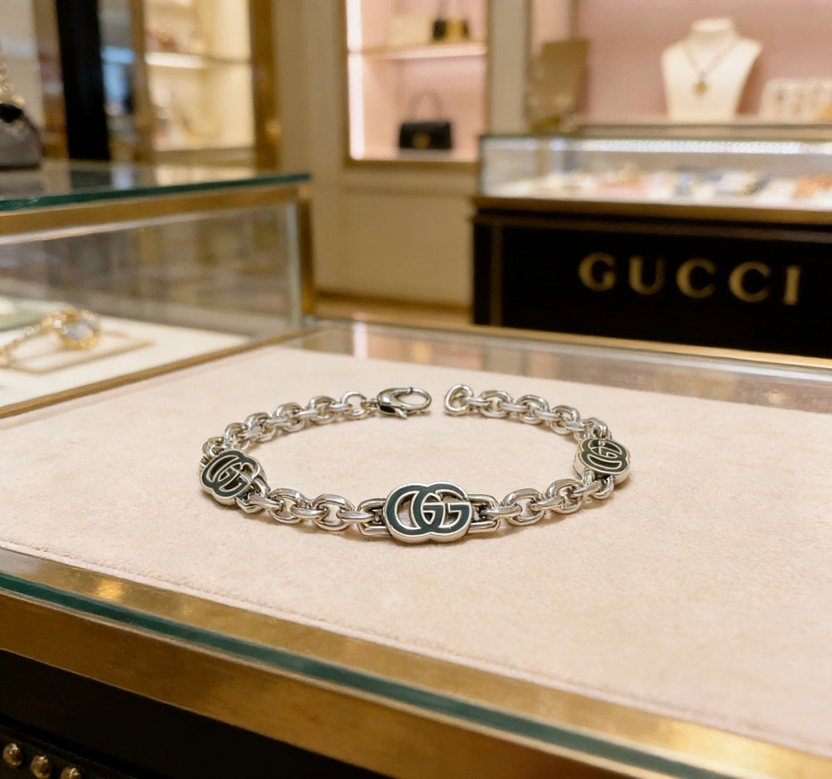 Martin Graham bracelet in polished metal-tone – main product view