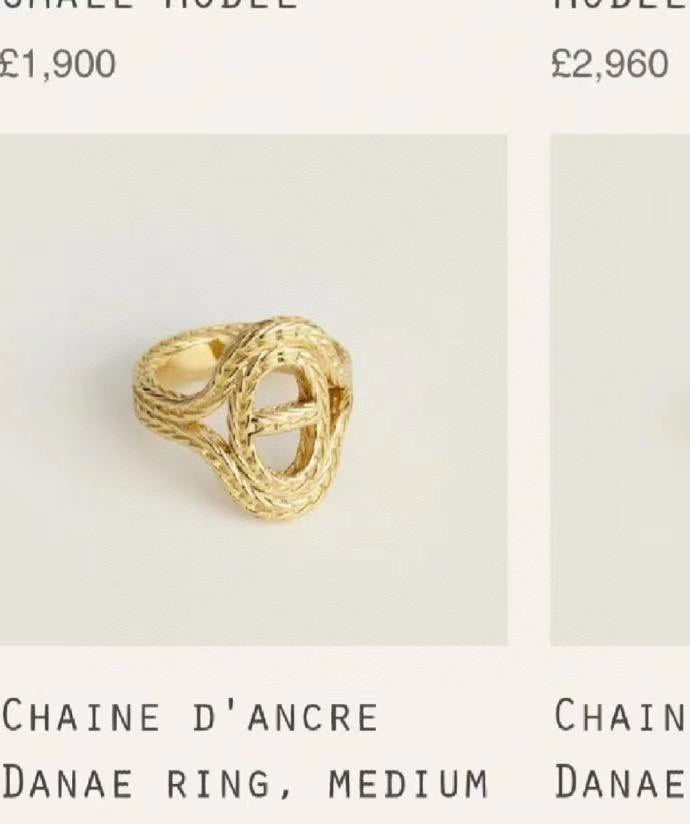 Martin Graham ring in polished metal-tone – main product view