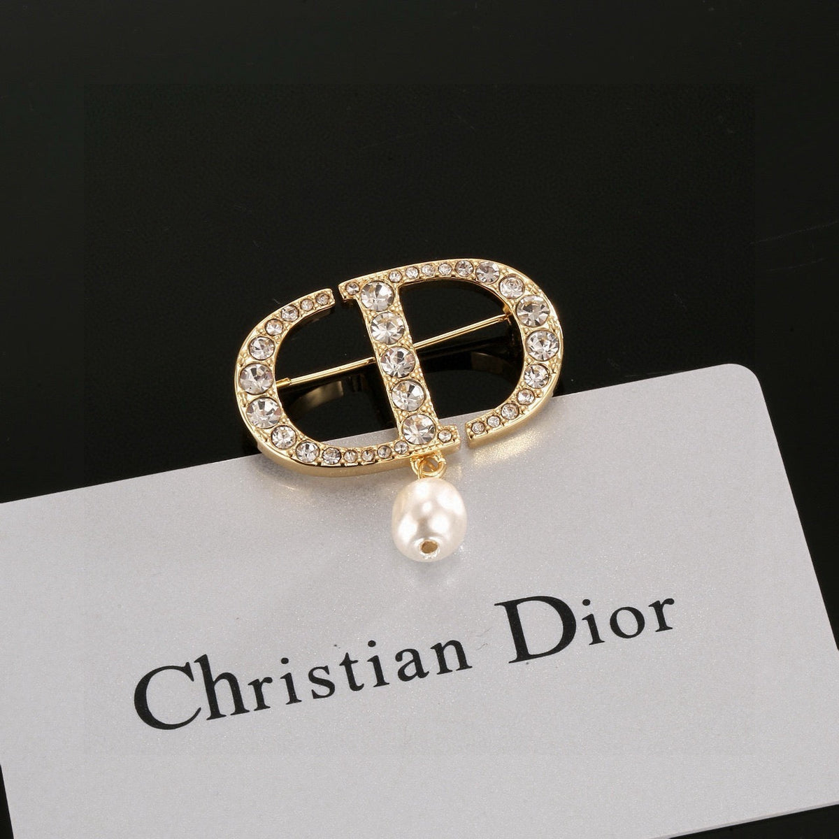 Martin Graham brooch in polished metal-tone – main product view