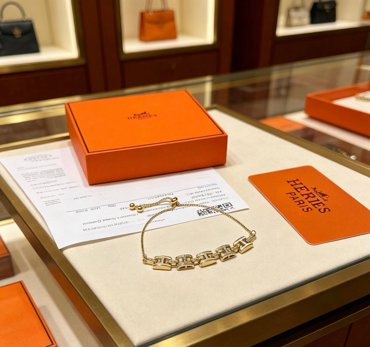 Martin Graham bracelet in polished metal-tone – main product view