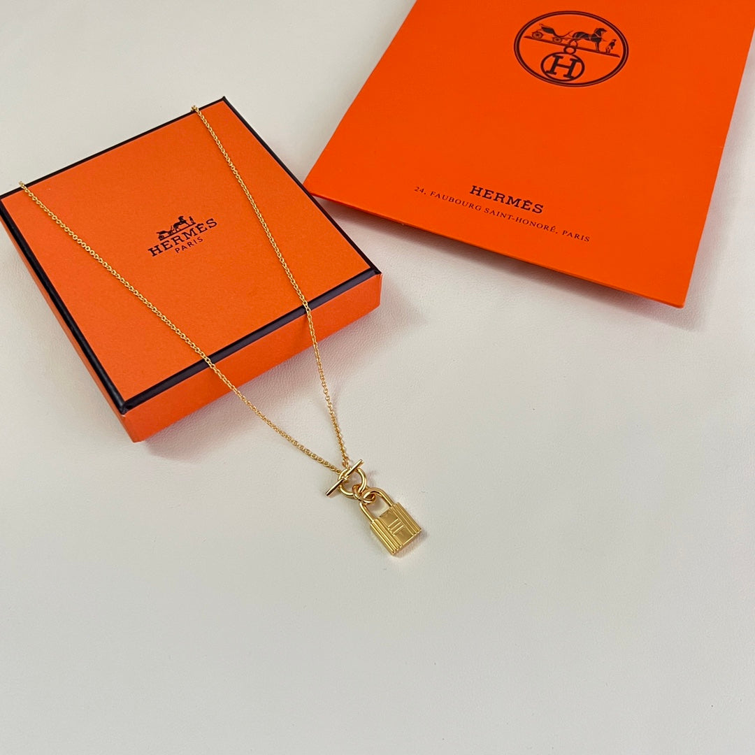 Martin Graham pendant necklace in polished metal-tone – main product view