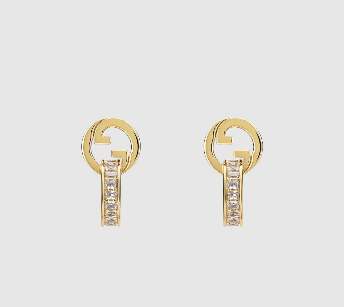 Martin Graham stud earrings in polished metal-tone – main product view