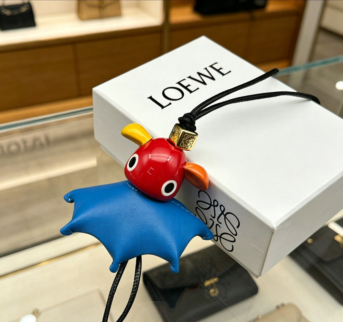 Martin Graham bag charm in polished metal-tone – main product view
