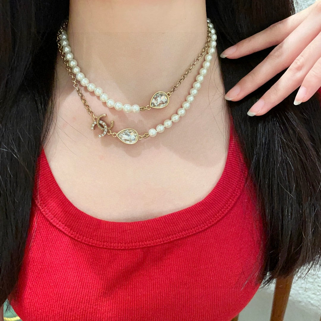 Martin Graham pendant necklace in polished metal-tone – main product view