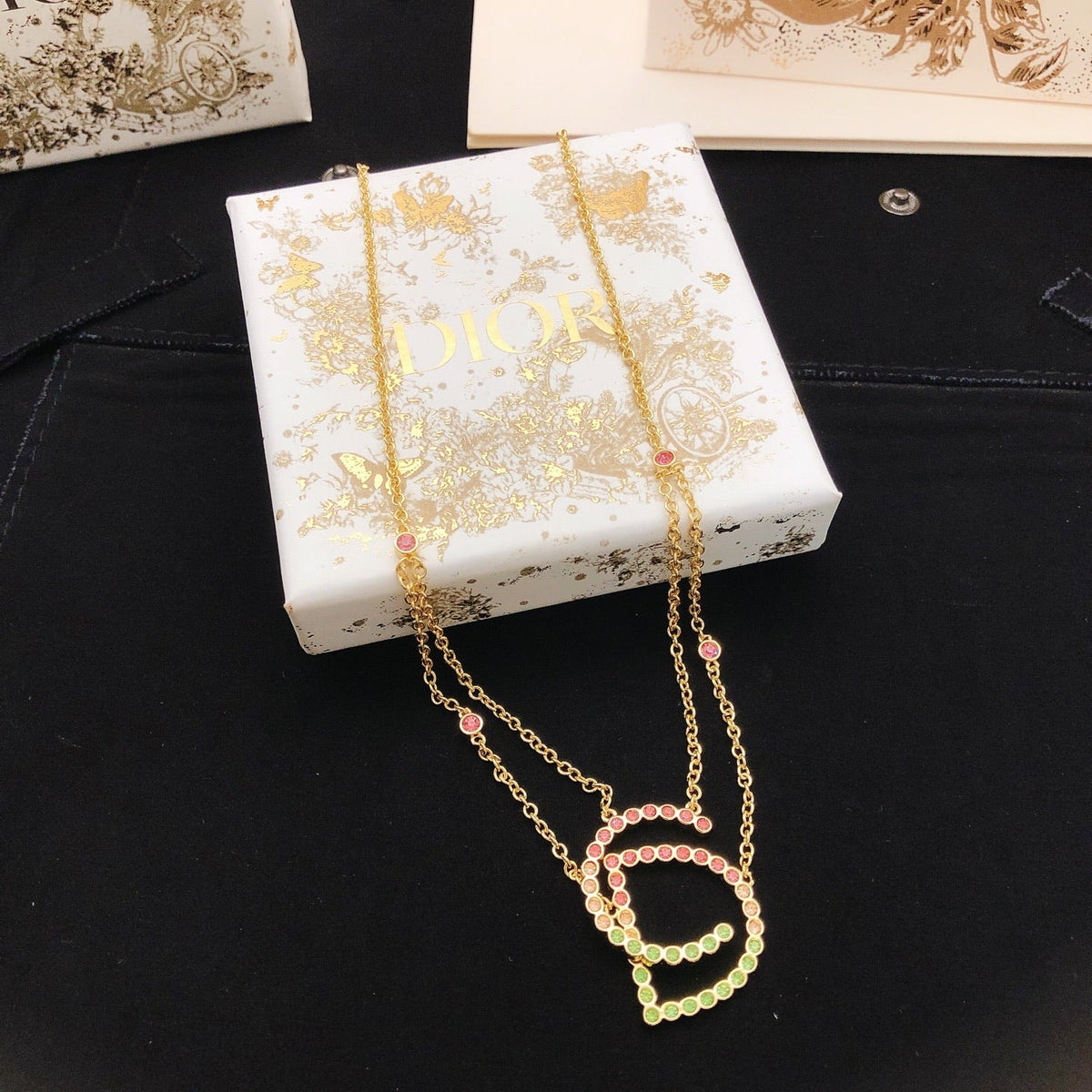 Martin Graham pendant necklace in polished metal-tone – main product view