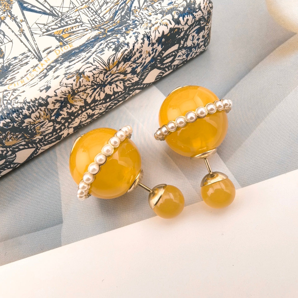 Martin Graham earrings in polished metal-tone – main product view