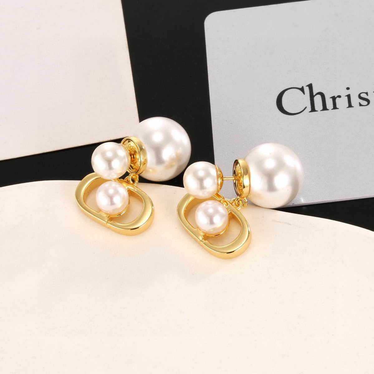 Martin Graham earrings in polished metal-tone – main product view