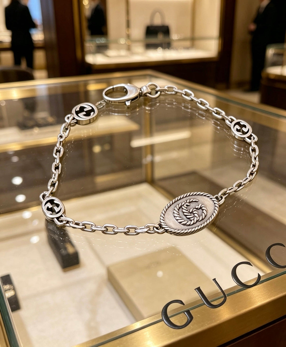 Martin Graham bracelet in polished metal-tone – main product view