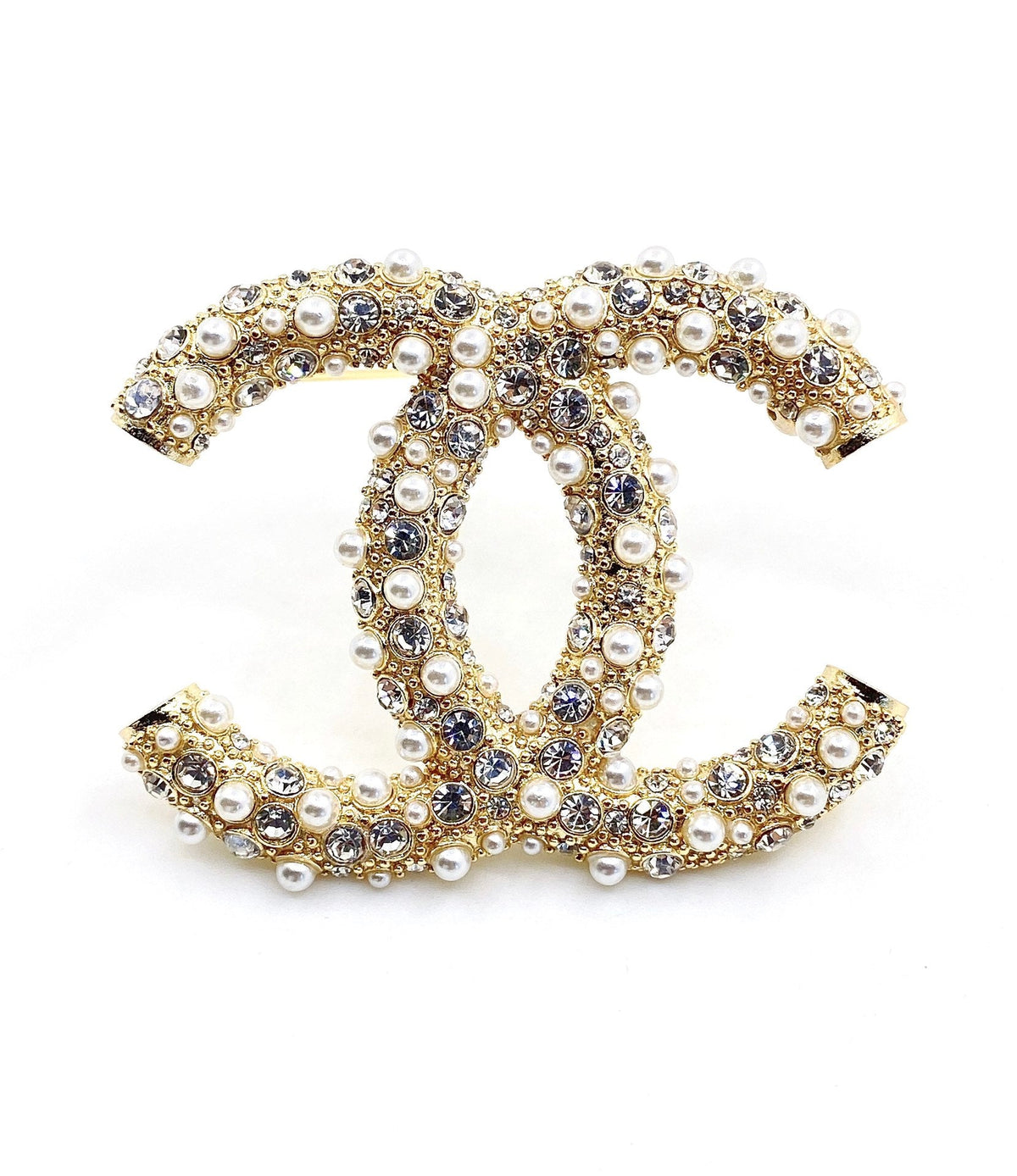 Martin Graham brooch in polished metal-tone – main product view