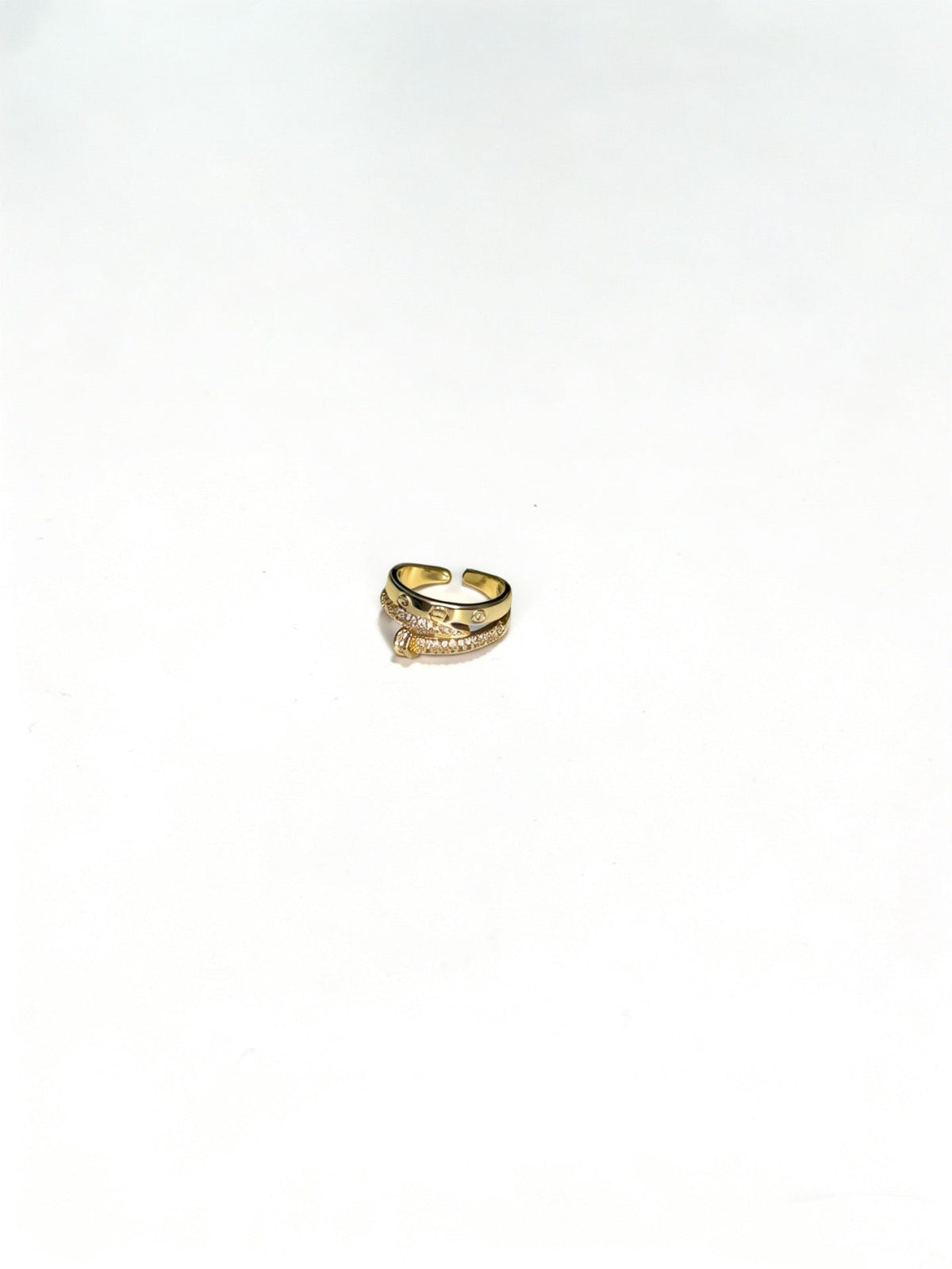 Martin Graham ring in polished metal-tone – main product view