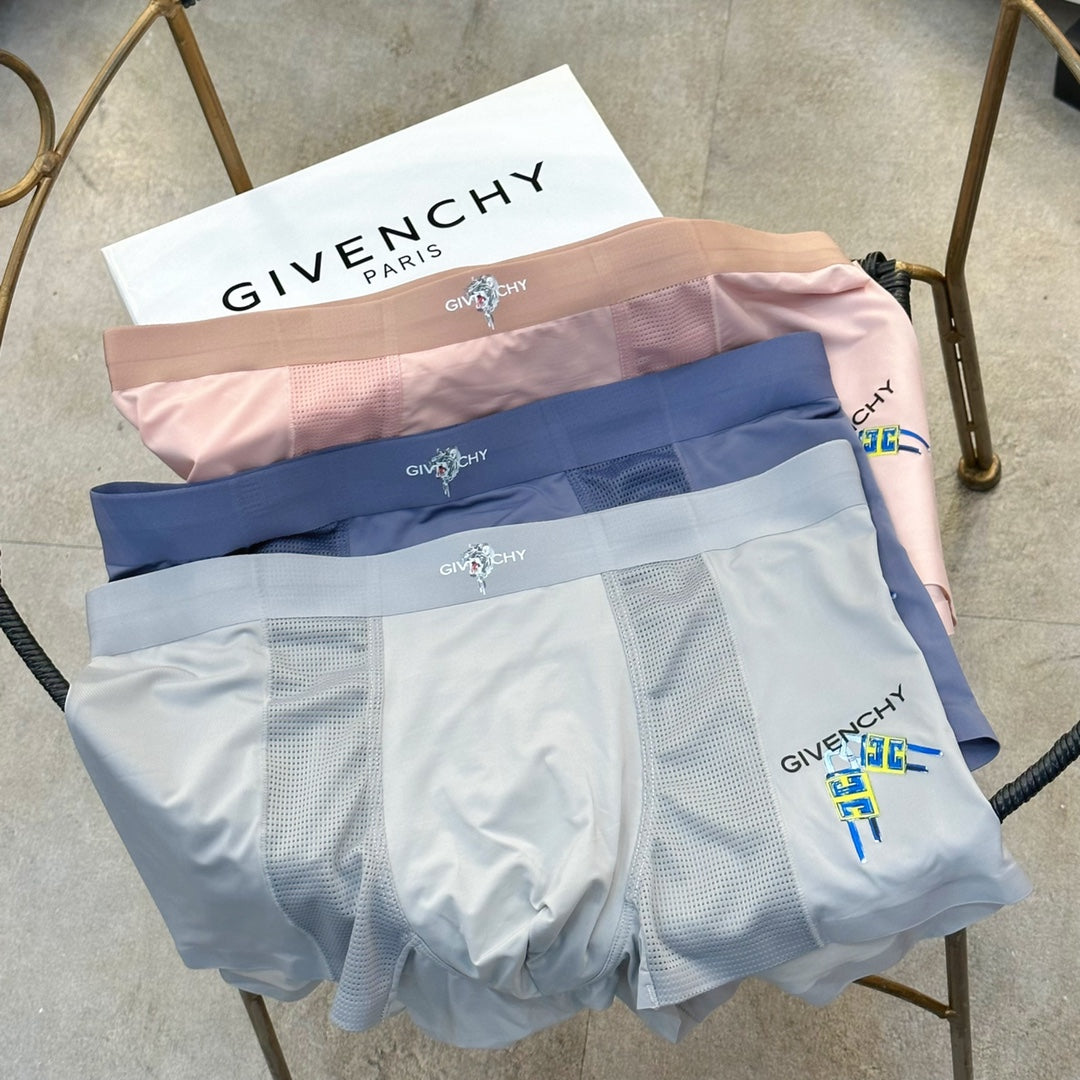 Givenchy Script And Graphic Men's Boxer Briefs - 3-Piece Box