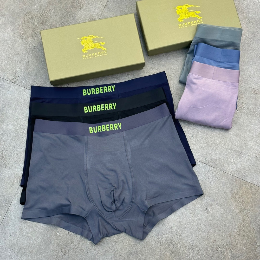 Burberry Modal Men's Boxer Briefs - 3-Piece Box - Sizes L-XXXL