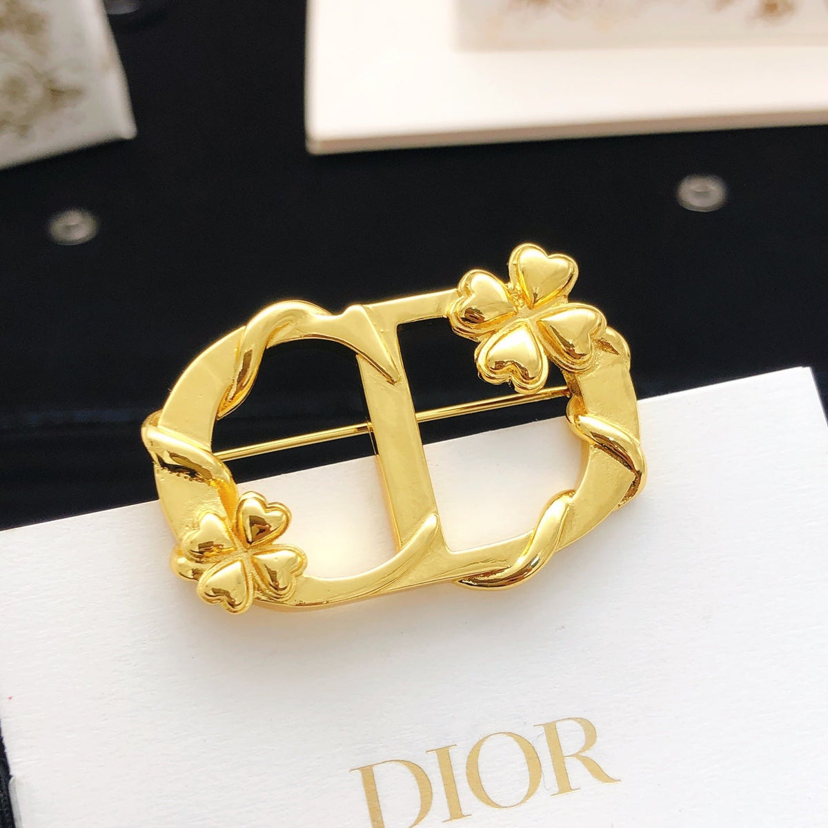 Martin Graham brooch in polished metal-tone – main product view