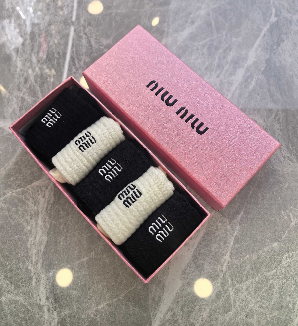 Miu Miu Cotton Socks - 5-Pair Set