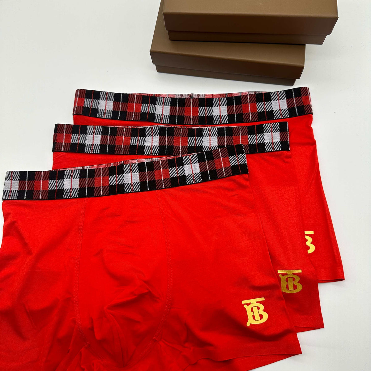 Burberry Modal Breathable Seamless Men's Boxer Briefs – 3-Pack