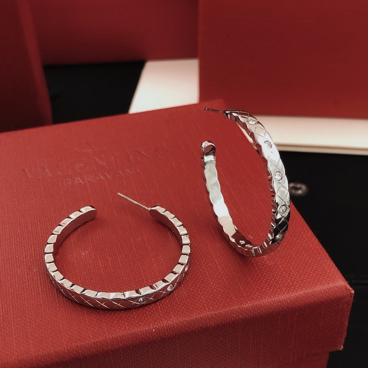 Martin Graham earrings in polished metal-tone – main product view
