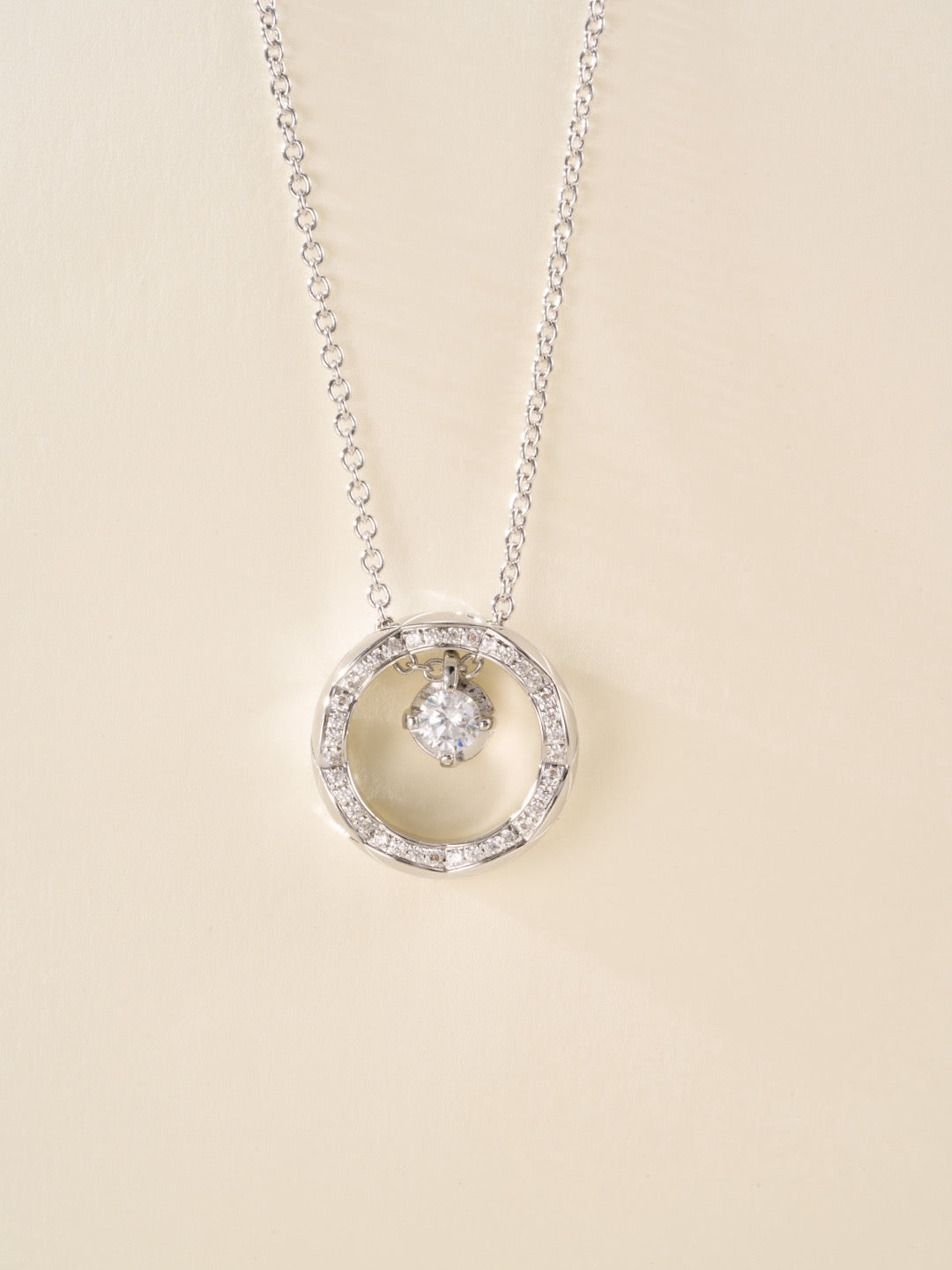 Martin Graham pendant necklace in polished metal-tone – main product view