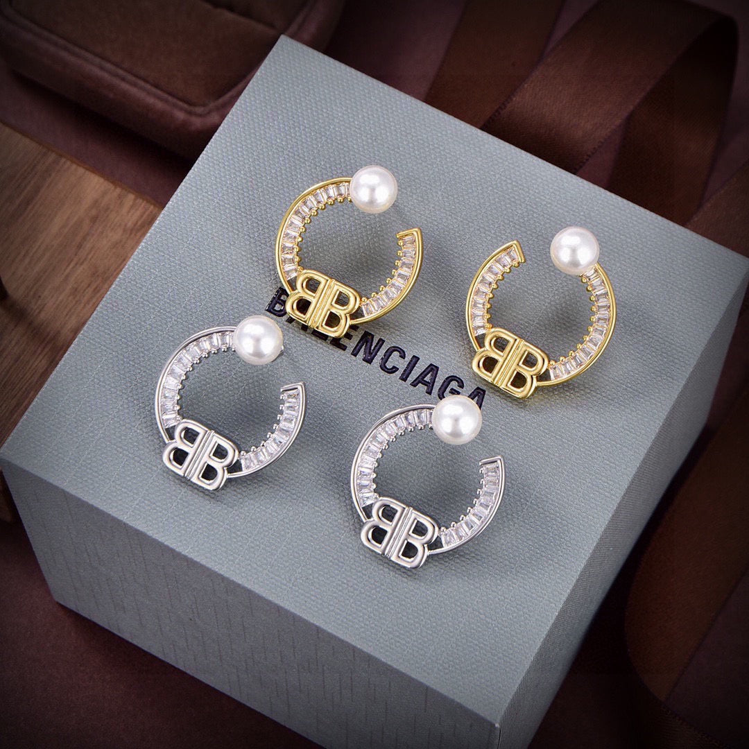 Martin Graham earrings in polished metal-tone – main product view