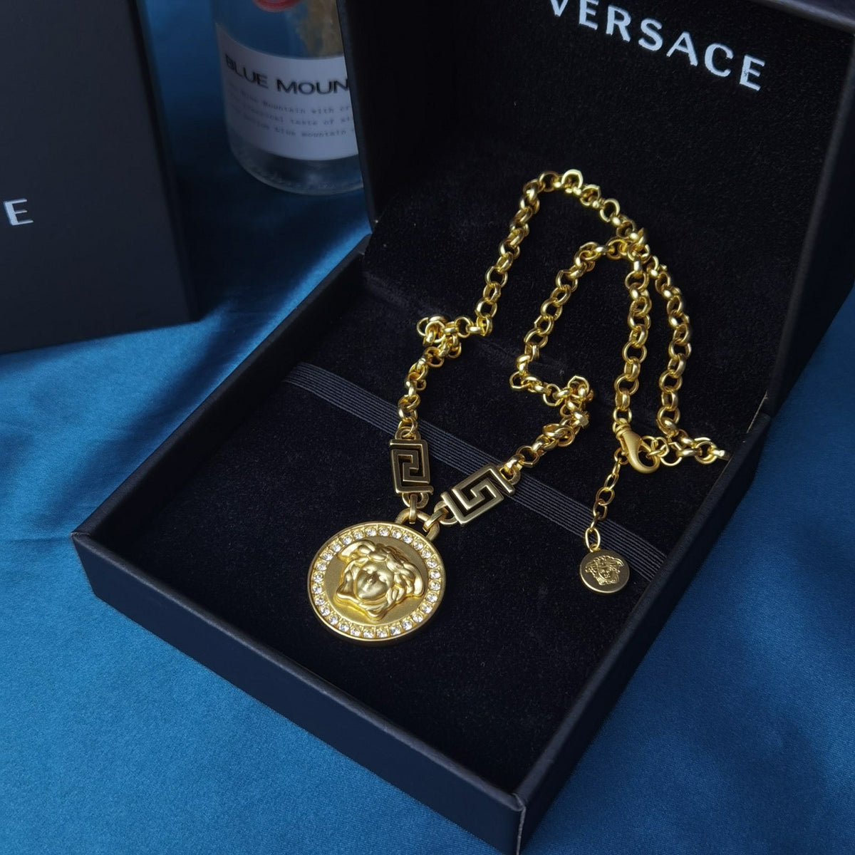 Martin Graham pendant necklace in polished metal-tone – main product view