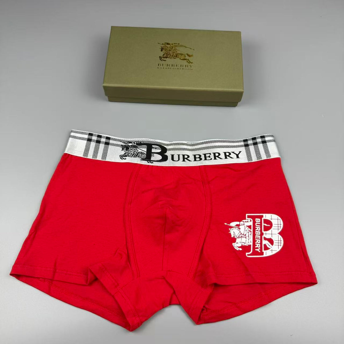 Burberry Cotton Men's Boxer Briefs - 3-Piece Box