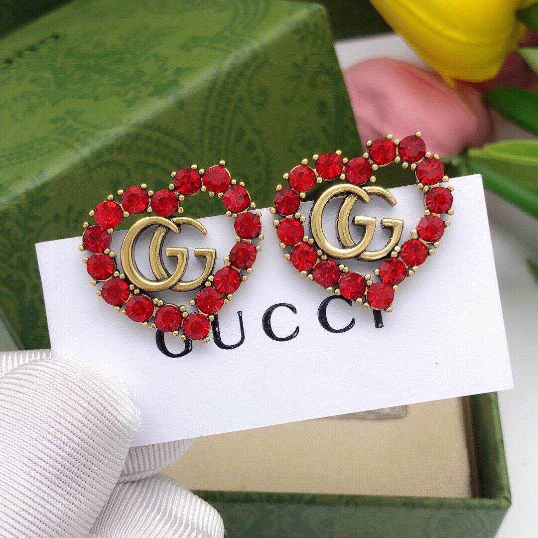 Martin Graham stud earrings in polished metal-tone – main product view
