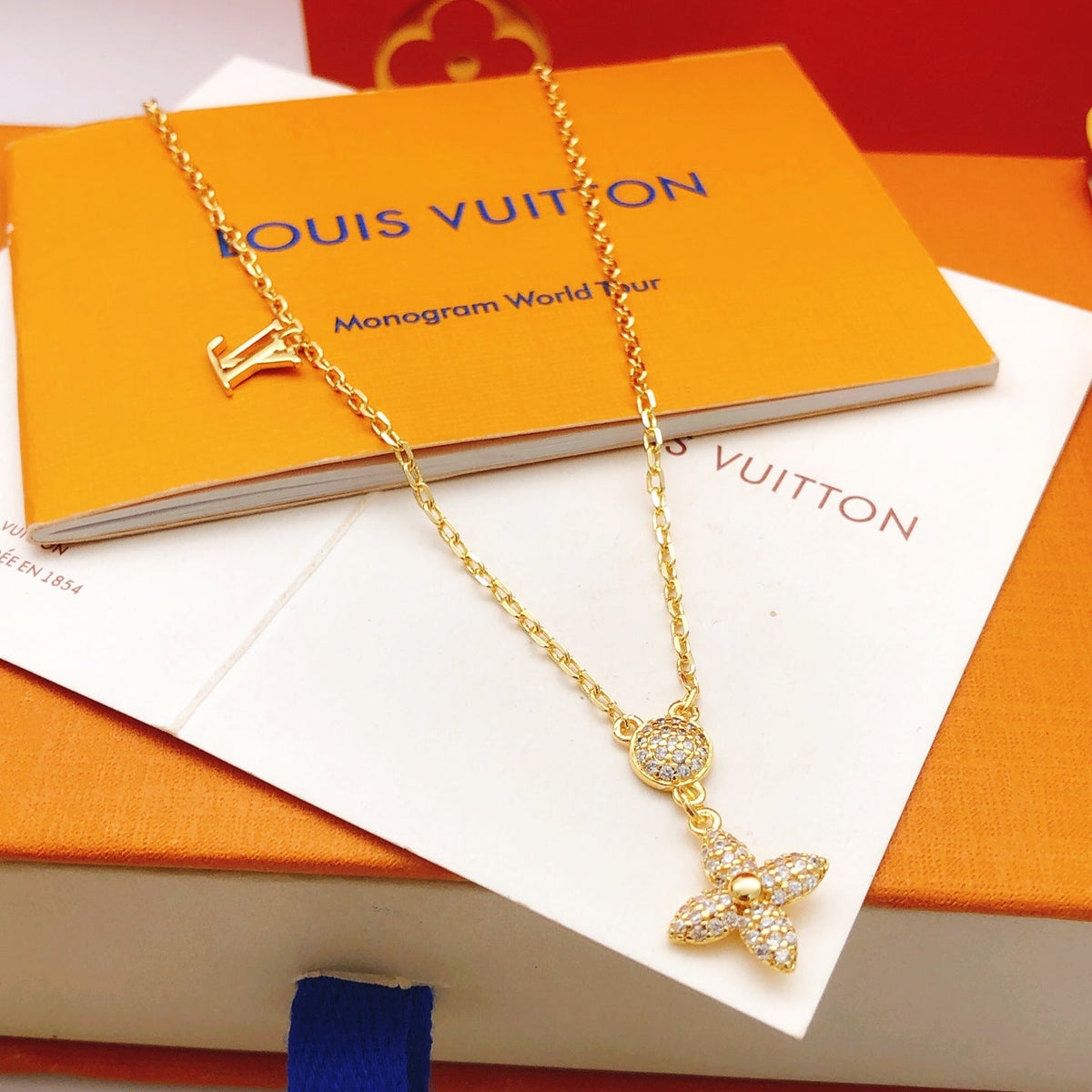 Martin Graham pendant necklace in polished metal-tone – main product view